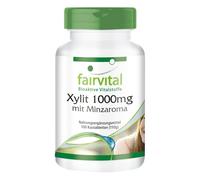 Xilitolo 1000mg con aroma di menta - 100 compresse masticabili profilassi del...