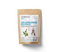 Xilitolo Finlandese 1Kg foodboost - 100% Naturale estratto da Betulla - stesso potere dolcificante dello zucchero - adatto per diete ipocaloriche o bilanciate- contro la carie - 100% Europeo