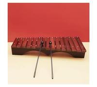 Xilofoni Percussion Kit Strumento A Percussione Didattico Xilofono Rosso A 15 Note Pianoforte In Lamiera Di Alluminio A 15 Note Con Borsa Per Pianoforte(Wood)