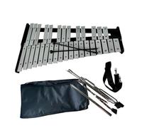Xilofoni Percussion Kit Xilofono In Metallo A 32 Tasti Con Ripiano In Nichel Argento Materiale Superficie Materiale Corpo In Metallo