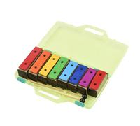 Xilofono A 8 Note Glockenspiel Colorato Piastre Metalliche Rimovibili Campane RisonantiStrumento A Percussione Musicale