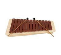 Xilofono a percussione manuale a 13 note, in alluminio sintonizzabile in scatola con legno di pino e blocchi sonori intercambiabili, grado prestazionale (passo medio)