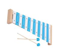 Xilofono a percussione xilofono glockenspiel durevole in metallo a 15 note per principianti Glockenspiel Strumento A Percussione (Color : 3/4)