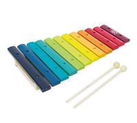 Xilofono Arcobaleno Tutto in Legno con 2 Bacchette per Bambini dai 3 Anni | Colore multicolore attraente | sonorità dolci e melodiose | sviluppa risveglio musicale e ritmo | idea regalo astuta oggi
