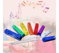 Xilofono colorato con glockenspiel a 8 note per bambini della scuola materna