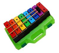 Xilofono con piastra in alluminio a 8 note, glockenspiel di moda, strumento a percussione colorato Glockenspiel Strumento A Percussione