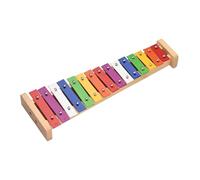 Xilofono Glockenspiel A 15 Note Base In Legno Barre In Alluminio Colorato Con 2 Mazze Strumento Musicale Educativo A Percussione