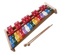 Xilofono Glockenspiel a 27 note con 2 mazze, strumento a percussione per gli amanti della musica Kit Glockenspiel Professionale (Color : 3/4)