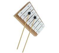 Xilofono Glockenspiel a 8 note con mazze, strumento a percussione, tavola armonica in metallo Glockenspiel Strumento A Percussione