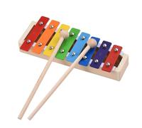 xilofono Glockenspiel Xilofono A 8 Tasti Di Dimensioni Compatte Con Mazze In Legno Regalo Per Strumenti Musicali A Percussione