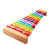 Xilofono Glockenspiel Xilofono A Bussare A Mano Foglio Di Alluminio A 15 Toni Piastra Di Alluminio Strumento A Percussione Studente Set Completo A 15 Toni(15-tone 1)