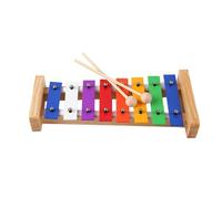 Xilofono Glockenspiel Xilofono In Metallo A 8 Note Bussare A Mano Con Xilofono 2 Bastoncino(S)