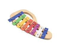 Xilofono In Legno Di Pino Glockenspiel A 8 Note Strumento Musicale A Percussione Con Piastra In Alluminio Colorato Da 3 Mm