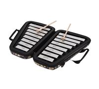 xilofono legno 16 Tasti Glockenspiel 16 Note Piastra In Alluminio Xilofono Strumento Musicale A Percussione Educativo Precoce Con Custodia Mazze (Color : Withe)