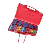 xilofono legno 25 Note Glockenspiel Xilofono Educativo Con Custodia 2 Bacchette Adatto Per Principianti E Studenti Strumenti A Percussione (Color : Pink)