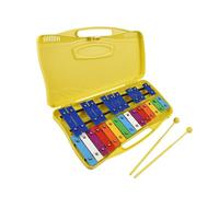 Xilofono Legno 25 Note Glockenspiel Xilofono Tasti Metallici Colorati Strumento Ritmico Con 2 Bacchette Custodia Portatile Regalo Per Principianti