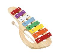Xilofono Legno Glockenspiel In Acero Per Strumento Musicale Xilofono A 8 Toni Con Bacchette Confortevole Al Tatto