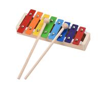Xilofono Legno Glockenspiel Xilofono A 8 Tasti Di Dimensioni Compatte Con Mazze In Legno Regalo Per Strumenti Musicali A Percussione