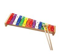 Xilofono Legno Pratica Professionale Per Principianti Xilofono Glockenspiel Arcobaleno Colorato A 15 Toni Con Bacchette Musicali
