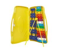 Xilofono Legno Strumenti A Percussione Xilofono In Alluminio A 25 Toni Pianoforte Battuto A Mano Strumenti Musicali Per Principianti In Materiale Ecologico(Yellow)