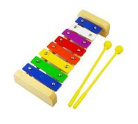 Xilofono Legno Strumento A Percussione Musicale Xilofono A Percussione Con Piastra In Alluminio Colorata A 8 Toni Per Principianti Professionisti