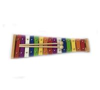 xilofono legno Strumento Carillon Con Piastra In Alluminio A 15 Toni Adatto A Strumenti A Percussione Per Principianti E Studenti (Color : Color)