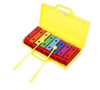 Xilofono Legno Strumento Musicale A Percussione Colorato con Campana A Mano Xilofono A 8 Note