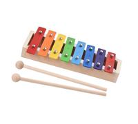 Xilofono Legno Xilofono A 8 Tasti Dimensioni Compatte Glockenspiel Piastra In Alluminio Colorato Mazze Per Pianoforte Strumento Musicale A Percussione