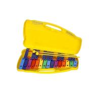 Xilofono Legno Xilofono Cromatico Colorato A 25 Note Con Tasti In Metallo Strumenti Musicali Piano Per Principianti(Yellow)