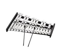 Xilofono Legno Xilofono Glockenspiel Pieghevole Da 25/30 Note Struttura In Legno Barre In Alluminio Strumento Musicale A Percussione Borsa E Regalo(A)