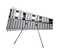 Xilofono Legno Xilofono Glockenspiel Pieghevole Da 25/30 Note Struttura In Legno Barre In Alluminio Strumento Musicale A Percussione Borsa E Regalo(B)
