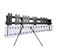 Xilofono Legno Xilofono Pieghevole Glockenspiel Da 30 Note Struttura In Legno Spessore 5 Mm Barre In Alluminio Con Borsa Per Il Trasporto 2 Bacchette(A)