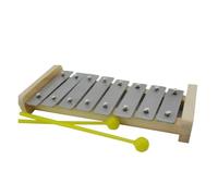Xilofono Legno Xilofono Professionale Strumento A Percussione Xilofono con Piastra in Alluminio Xilofono A 8 Toni A 15 Toni(A8)