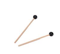 xilofono mazze 2Pcs Etereo Bacchetta di Gomma Testa Rotonda Manico In Legno Tamburo Martello Percussioni Accessori campana kit percussioni studente