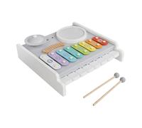 Xilofono Per Bambini - Giocattoli Di Legno Giochi Educativi Divertenti | Bambini Xilofono Tamburo Set Musica Giocattolo | Per Compleanno E Natale Istruzione Mano Coordinazione Occhio Per Culla E Asilo