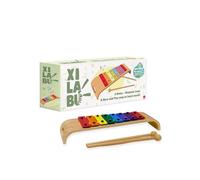 Xilofono per bambini Xilabu con libro di canzoni, strumento musicale educativo in legno con 8 note, colori e audio, giocattolo Montessori per bambini dai 3 anni in su (spagnolo)