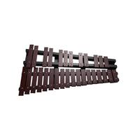 Xilofono Pieghevole Con Glockenspiel Da 30 Note Struttura In Legno Spessore 5 Mm Barre In Alluminio Con Borsa Per Il Trasporto(Coffee)