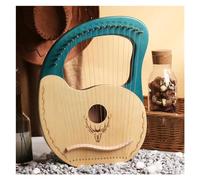 xilofono professionale 19 Corde Lira Arpa Legno Di Mogano Arpa Pianoforte Strumento Musicale A Corde Con Chiave Per Accordatura Corde Di Ricambio(Blue)