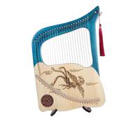 xilofono professionale 24 Corde Facile Da Imparare Piccolo Strumento Per Arpa Mini Lira Musica Accessori Per Strumenti Musicali Di Nicchia Professionali(Blue)