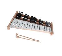 Xilofono Professionale Leggero Con Glockenspiel A 27 Note Con Bacchette Percussioni Manuali Compatte Principianti Leggeri(B)
