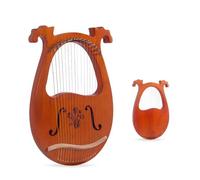 xilofono professionale Strumento musicale classico con arpa in legno di mogano a 16/19 corde con accordatura per gli amanti della musica facile da imparare(16D)