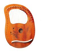 xilofono professionale Strumento Musicale Per Arpa A 19 Corde In Legno Di Mogano Per Gli Amanti Della Musica Classica Principiante Facile Da Imparare(Orchid flower A)