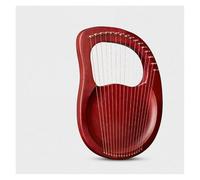 xilofono professionale Strumento Portatile Arpa A 16 Toni Legno Rosso Verde Colo(Red)