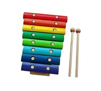 Xilofono Strumento A Percussione Xilofono In Legno A 8 Note Con 2 Mazzetti In Legno Di Betulla Tasti Colorati In Legno Perfetti Per Principianti