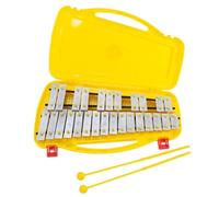 Xilofono Strumento Xilofono Glockenspiel Professionale Per Principianti A 27 Note Con Due Bacchette Facili Da Suonare(Silver)