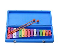 Xilofono Xilofono Glockenspiel A 15 Tasti Strumento A Percussione Musicale Colorato Con Custodia