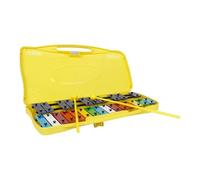 Xilofono Xilofono Glockenspiel Facile Da Suonare Campane Risonanti A 25 Note Con Scatola Musicale(Yellow)