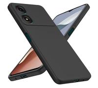 Xiltlly Custodia Cover per ZTE Blade A34 6.6 Pollici, Ultra Sottile Morbida in Silicone TPU Anti-Graffio Antiurto Protettiva Case per ZTE Blade A34, Nero