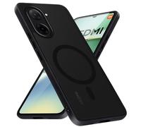 Xiltlly Magnetica Cover per Xiaomi Redmi A5 4G/Poco C71,Compatibile con MagSafe,Traslucido Opaco Custodia Antiurto per Telefono Cellulare AntiGraffio Case per Redmi A5 4G/Poco C71,Nero