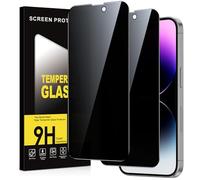 Xiltlly Privacy Pellicola Protettiva per iPhone 14 Pro Vetro Temperato,Durezza 9H Anti-Spy Protezione Schermo,Anti-Graffio Senza Bolle Anti-Spia Vetrino Protettivo,2 Pezzi
